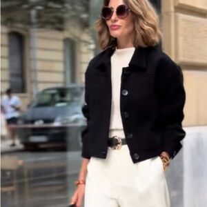 Talbots velvet blazer